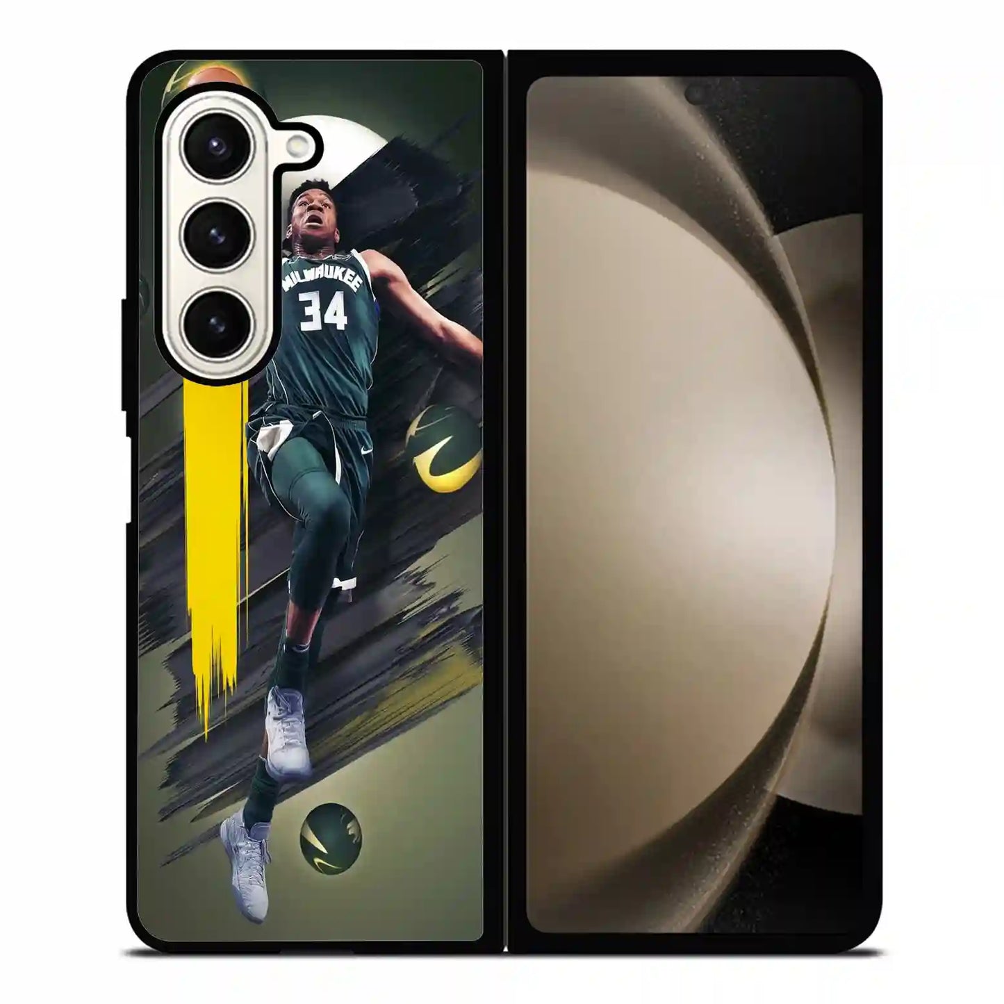 Giannis Antetokounmpo Jump Samsung Z6 Fold Case