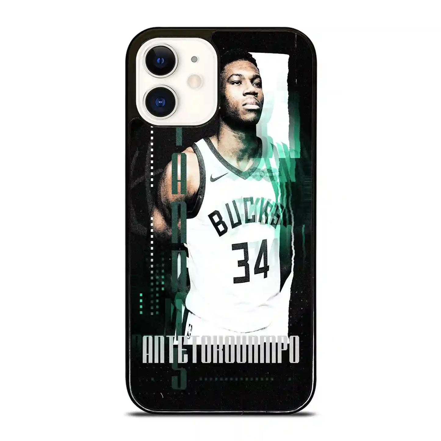 Giannis Antetokounmpo Nba Basketball Bucks iPhone 12 Case