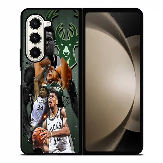 Giannis Antetokounmpo Nba Basketball Samsung Z6 Fold Case