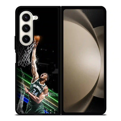 Giannis Antetokounmpo Nba Bucks Samsung Z6 Fold Case