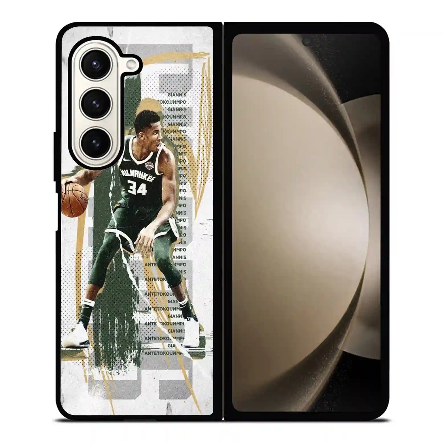 Giannis Antetokounmpo Retro Samsung Z6 Fold Case