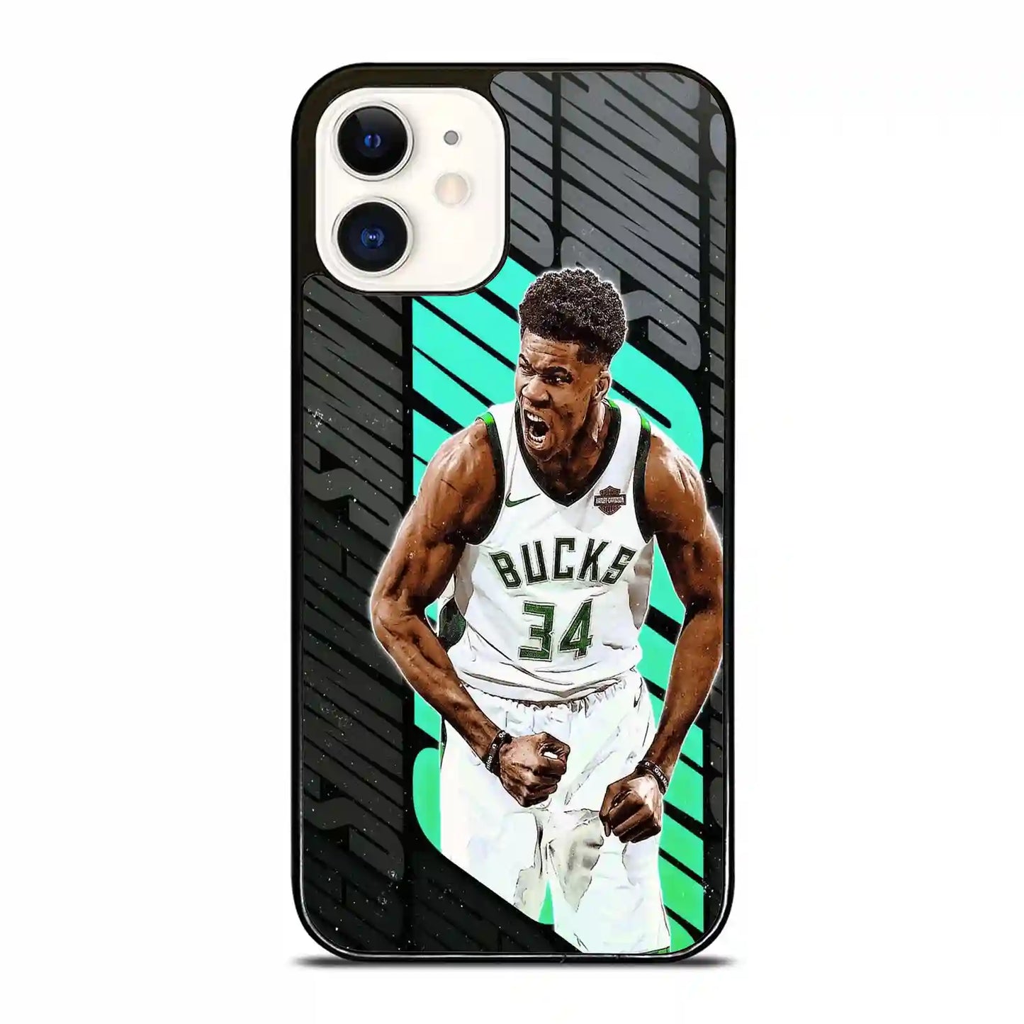 Giannis Antetokounmpo Yelling iPhone 12 Case