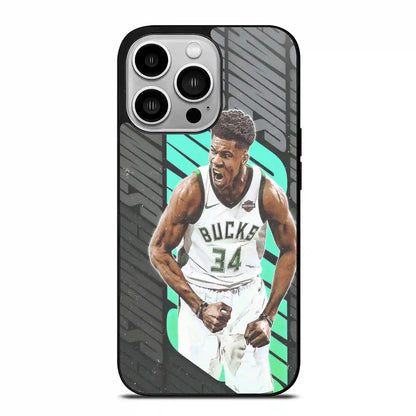 Giannis Antetokounmpo Yelling iPhone 14 Pro Case