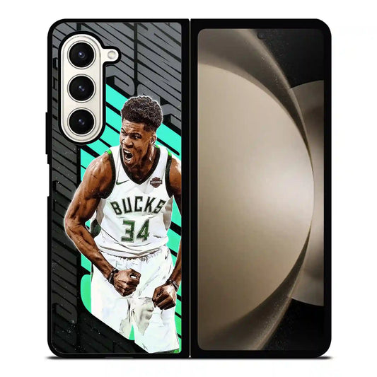 Giannis Antetokounmpo Yelling Samsung Z6 Fold Case