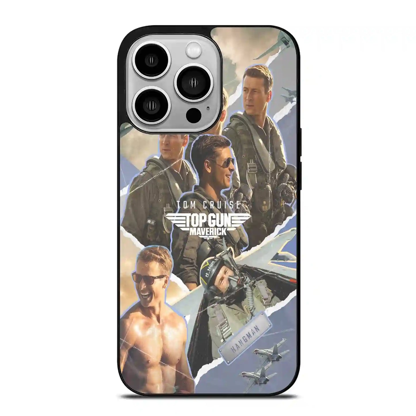 Glen Powell Retro iPhone 14 Pro Case