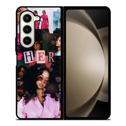 H.E.R Retro Design Samsung Z6 Fold Case