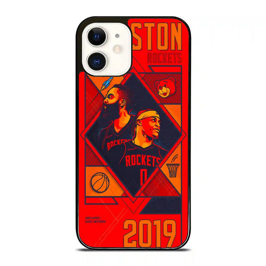 Houston Rocket Colorful iPhone 12 Case