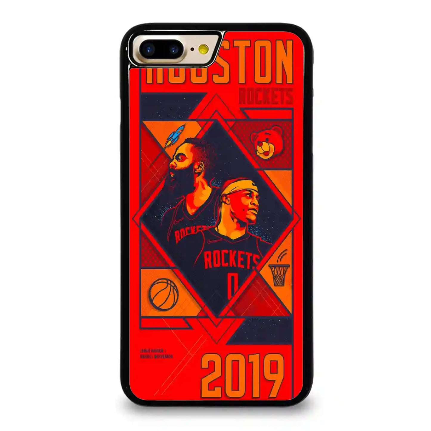 Houston Rocket Colorful iPhone 7-8 Plus Case