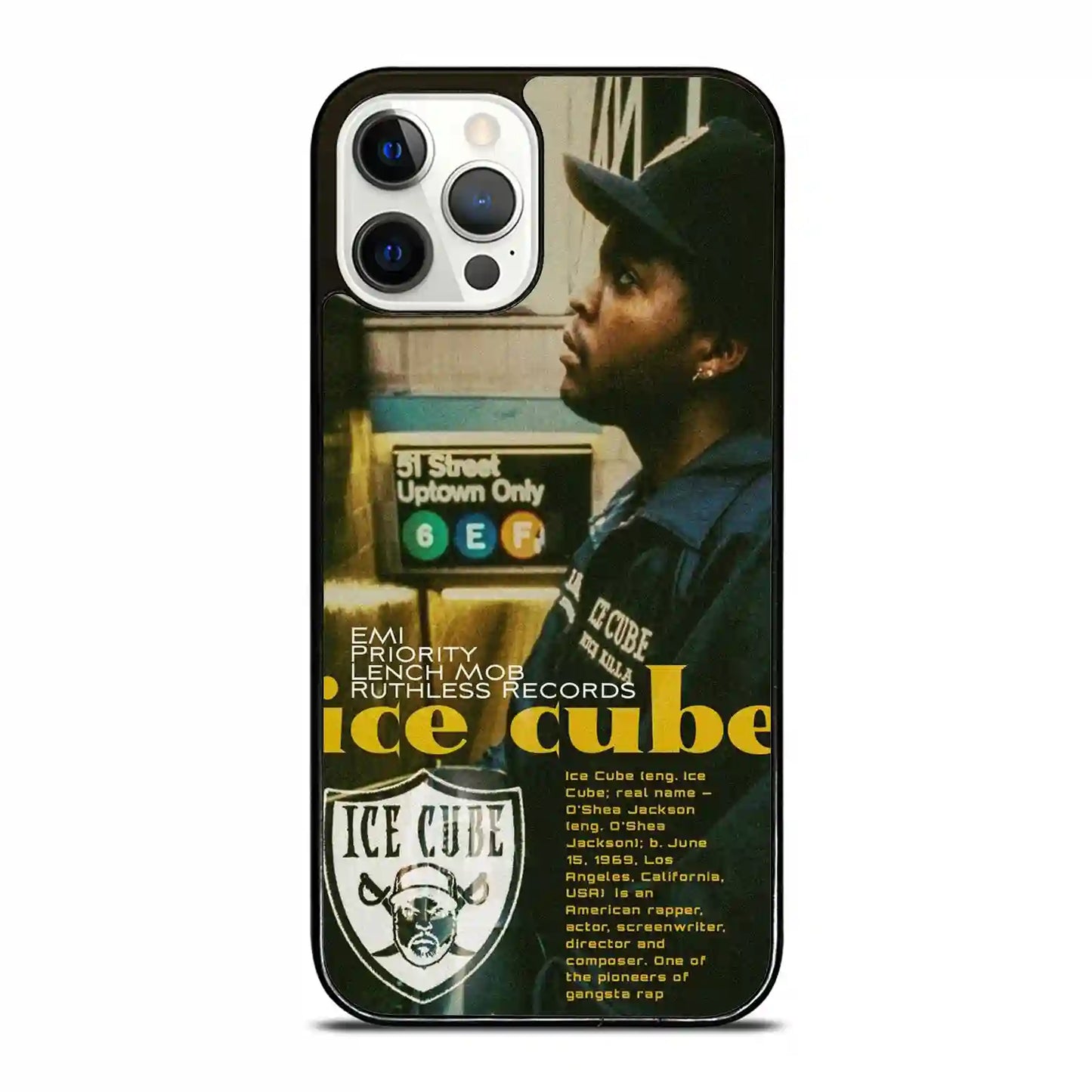 Ice Cube  Retro iPhone 12 Pro Case