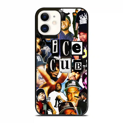 Ice Cube Print Colorfull iPhone 12 Case