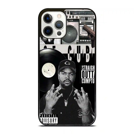 Ice Cube Print Retro iPhone 12 Pro Case