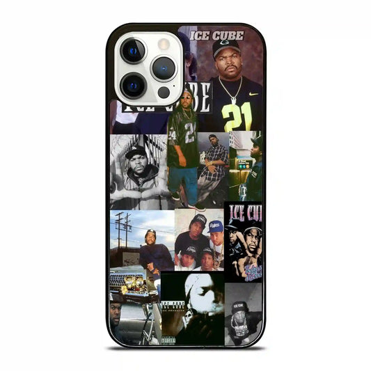 Ice Cube Print Vintage iPhone 12 Pro Case