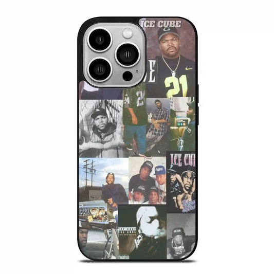 Ice Cube Print Vintage iPhone 14 Pro Case