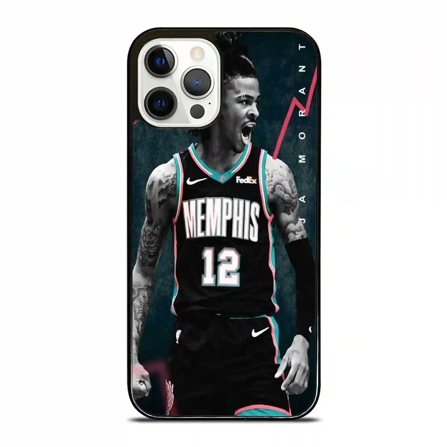 Ja Morant Yelling iPhone 12 Pro Case