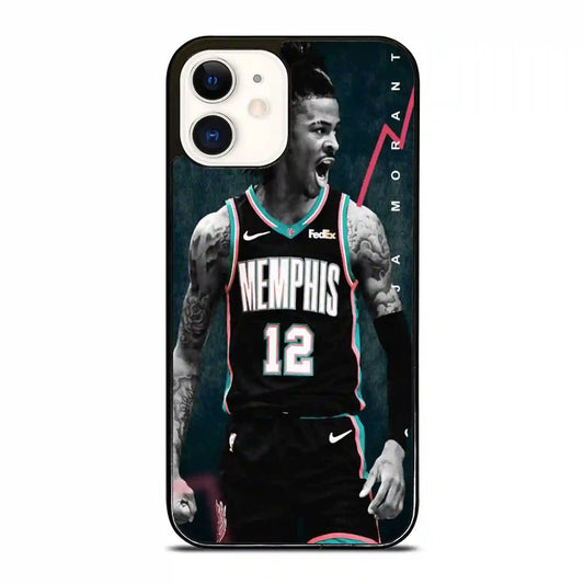 Ja Morant Yelling iPhone 12 Case