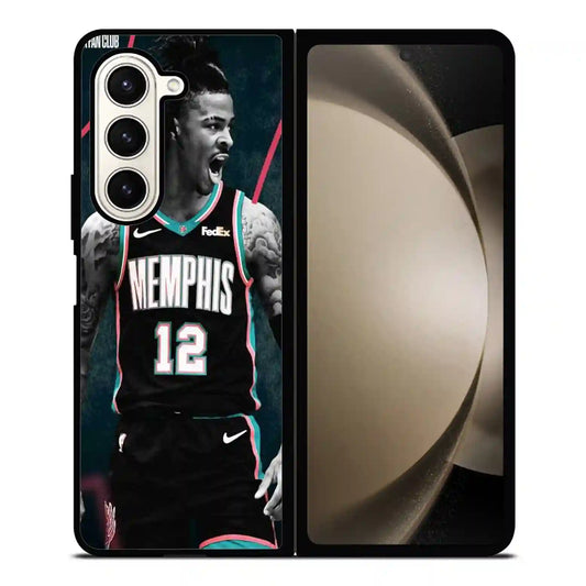 Ja Morant Yelling Samsung Z6 Fold Case