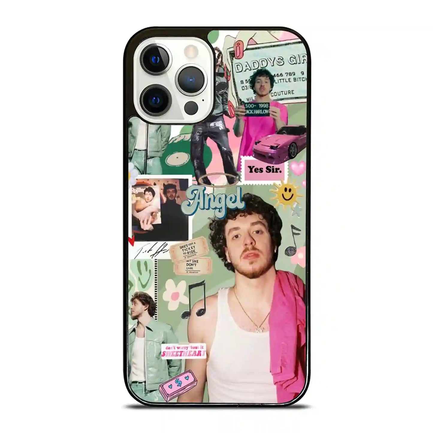 Jack Harlow Print Retro iPhone 12 Pro Case