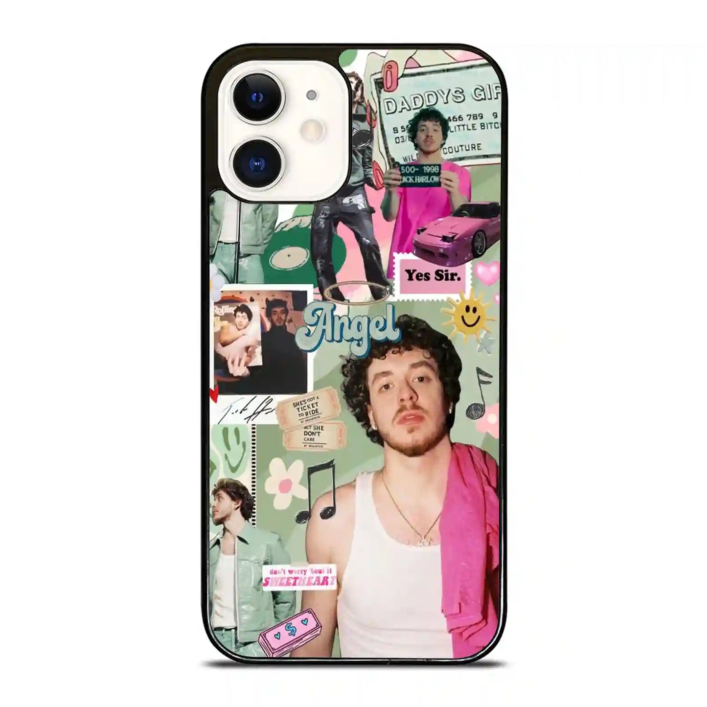 Jack Harlow Print Retro iPhone 12 Case