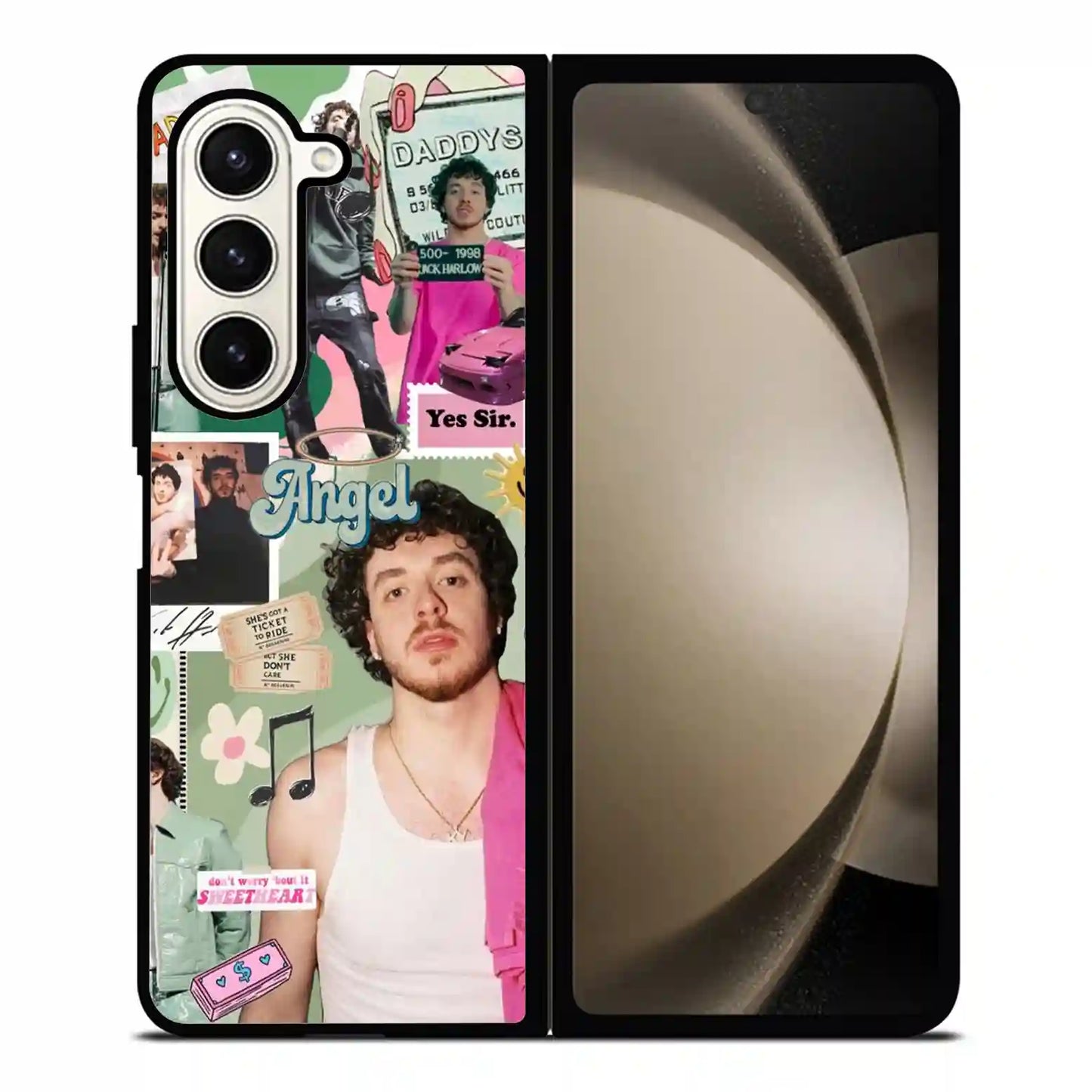 Jack Harlow Print Retro Samsung Z6 Fold Case