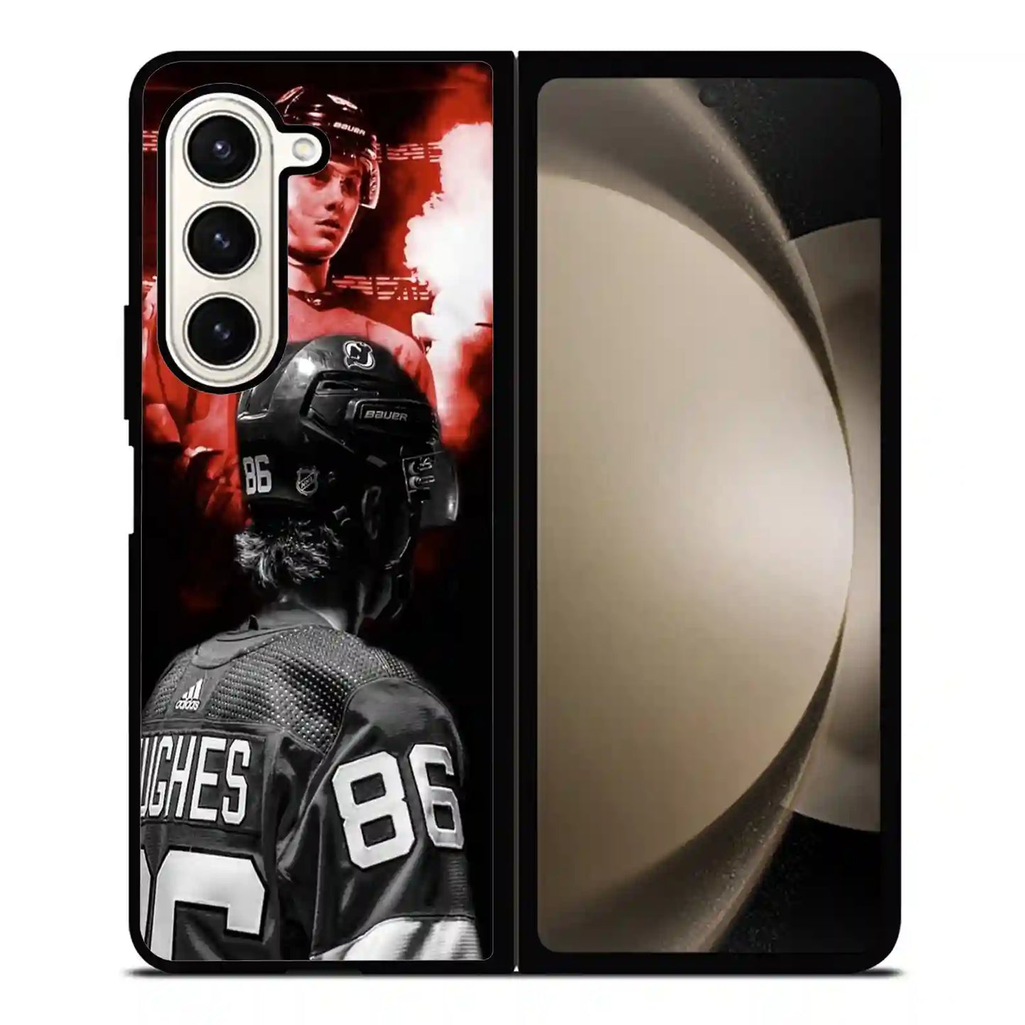 Jack Hughes Nhl Hockey Samsung Z6 Fold Case