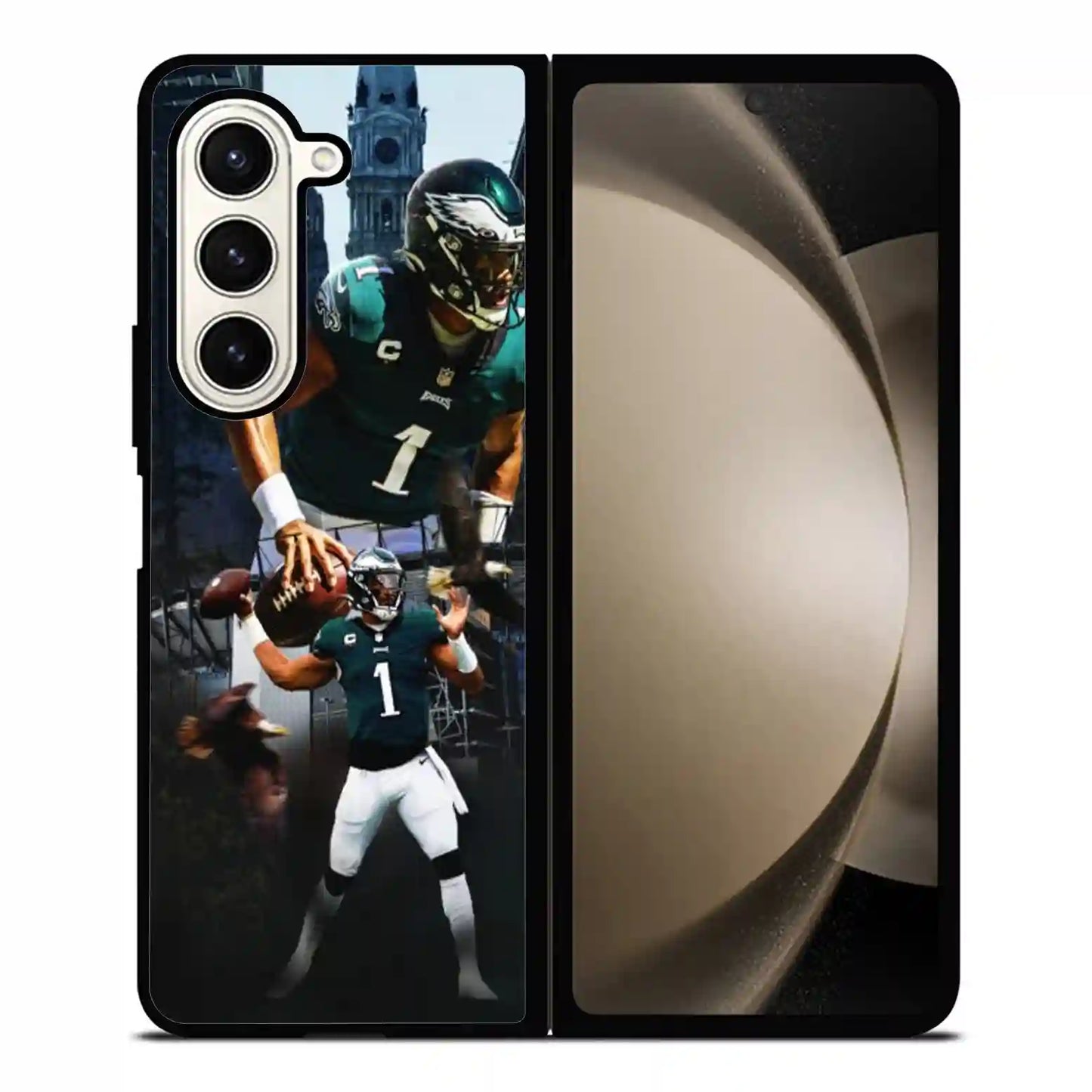 Jalen Hurst Eagles Football Samsung Z6 Fold Case