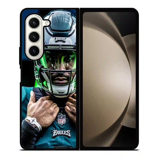 Jalen Hurst Face Samsung Z6 Fold Case