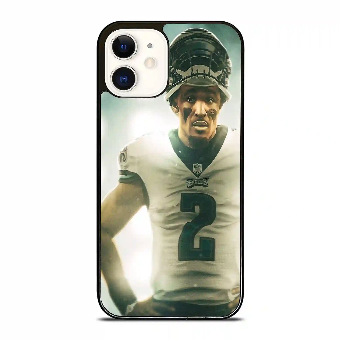 Jalen Hurst Light Eagles iPhone 12 Case