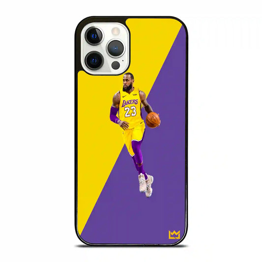 James Lebron Lakers Basketball iPhone 12 Pro Case