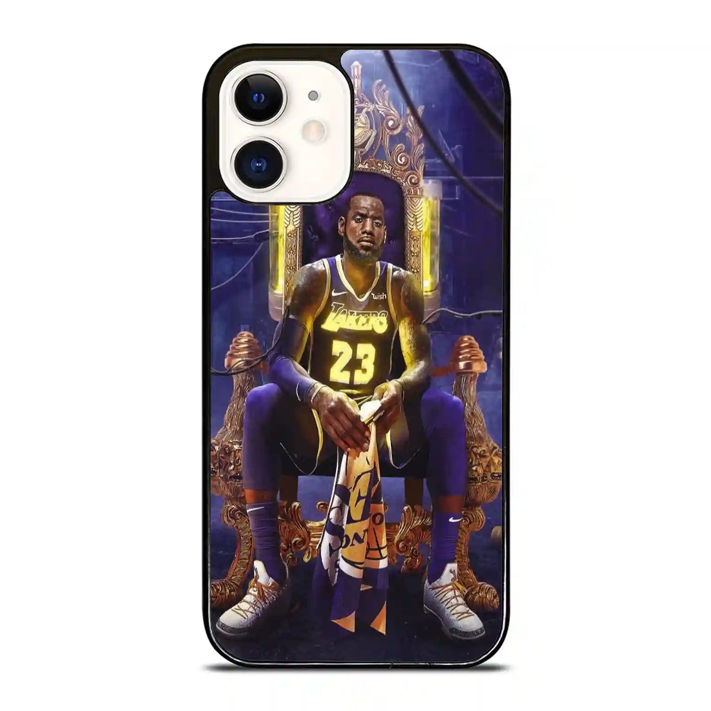 James Lebron Lakers Kings iPhone 12 Case