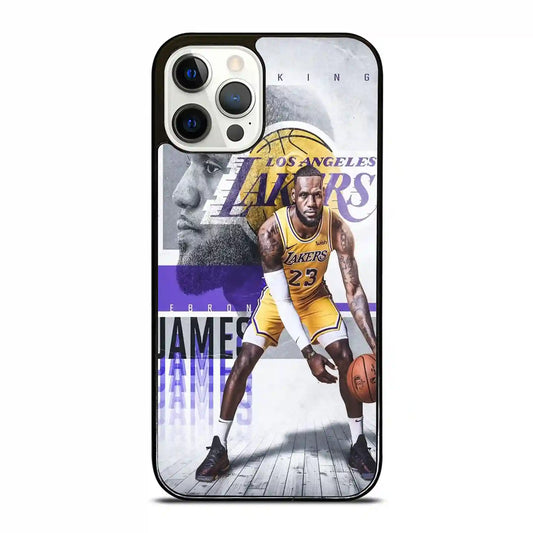 James Lebron Lakers Retro iPhone 12 Pro Case