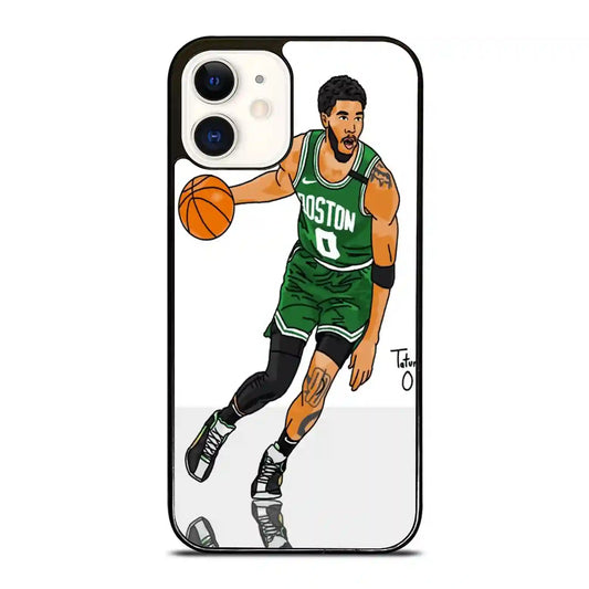 Jayson Tatum Cartoon iPhone 12 Case