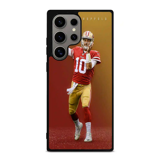 Jimmy Garoppolo Gradient Samsung Galaxy S24 Ultra Case