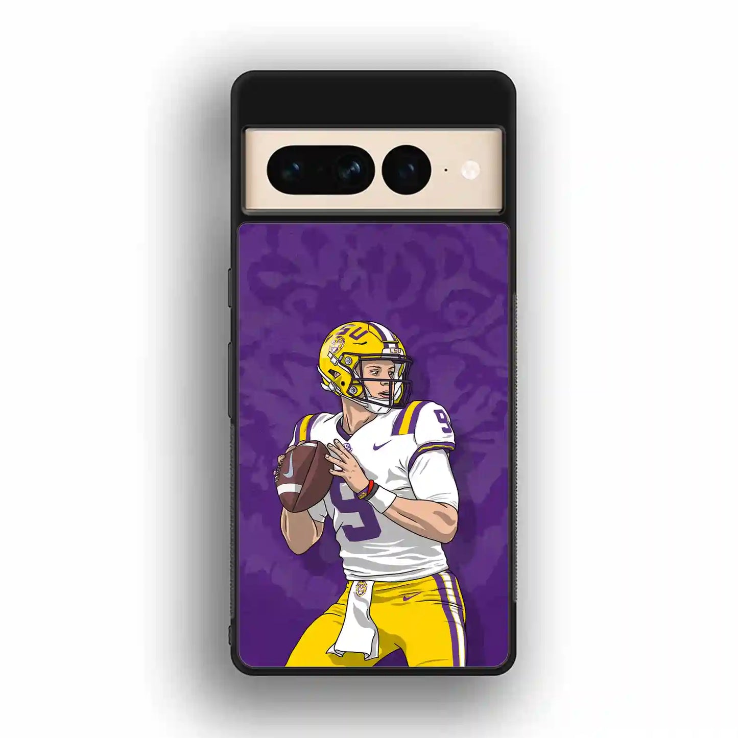 Joe Burrow Cartoon Google Pixel 7 Pro Case