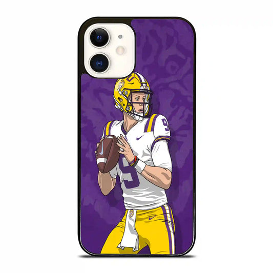 Joe Burrow Cartoon iPhone 12 Case