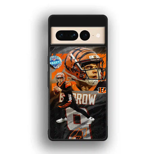 Joe Burrow Draft Vintage Retrovintage Retro Google Pixel 7 Pro Case