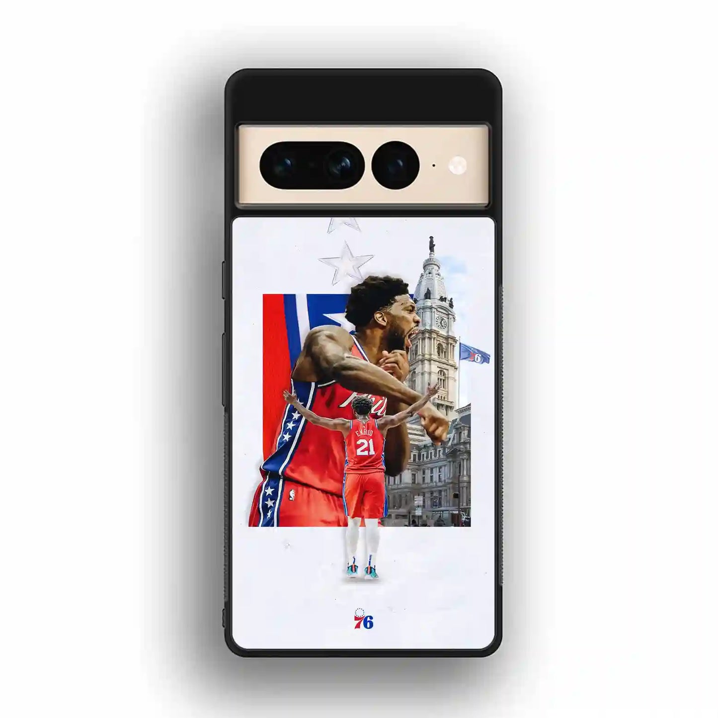 Joel Embiid Basketball Google Pixel 7 Pro Case