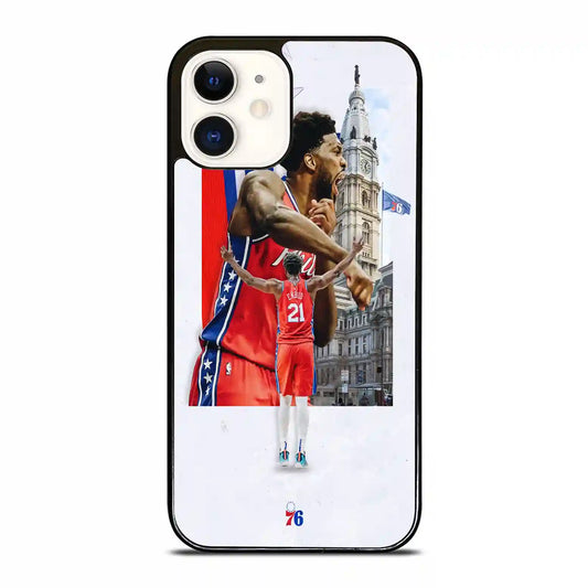 Joel Embiid Basketball iPhone 12 Case