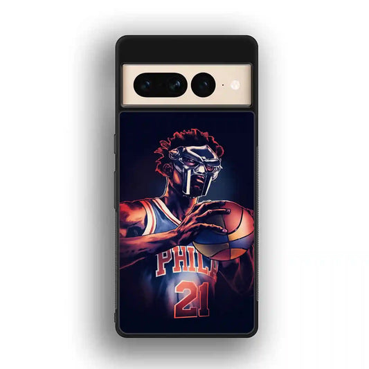 Joel Embiid Cartoon Google Pixel 7 Pro Case