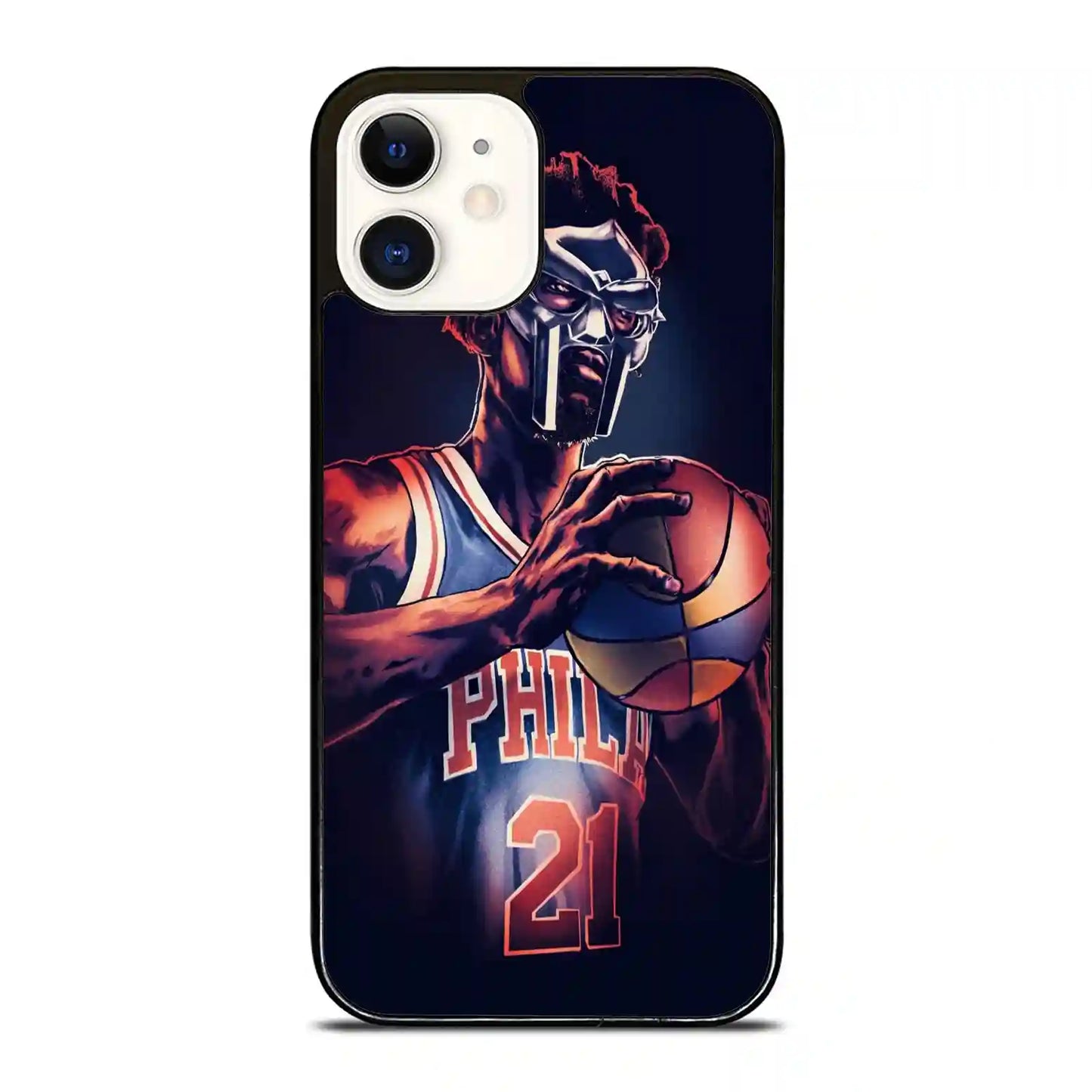 Joel Embiid Cartoon iPhone 12 Case