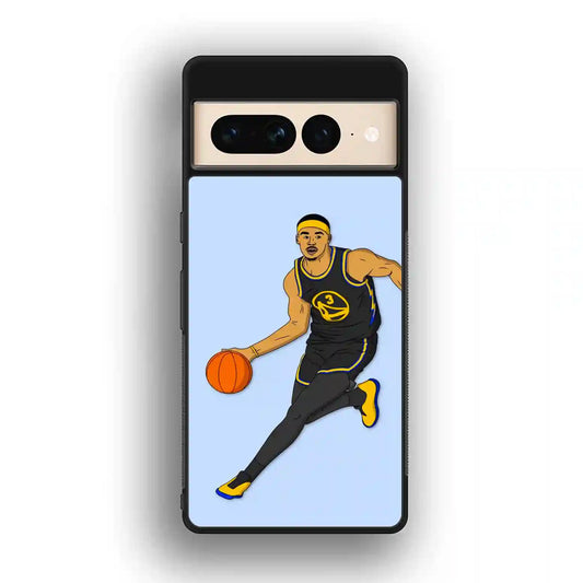 Jordan Poole Cartoon Google Pixel 7 Pro Case