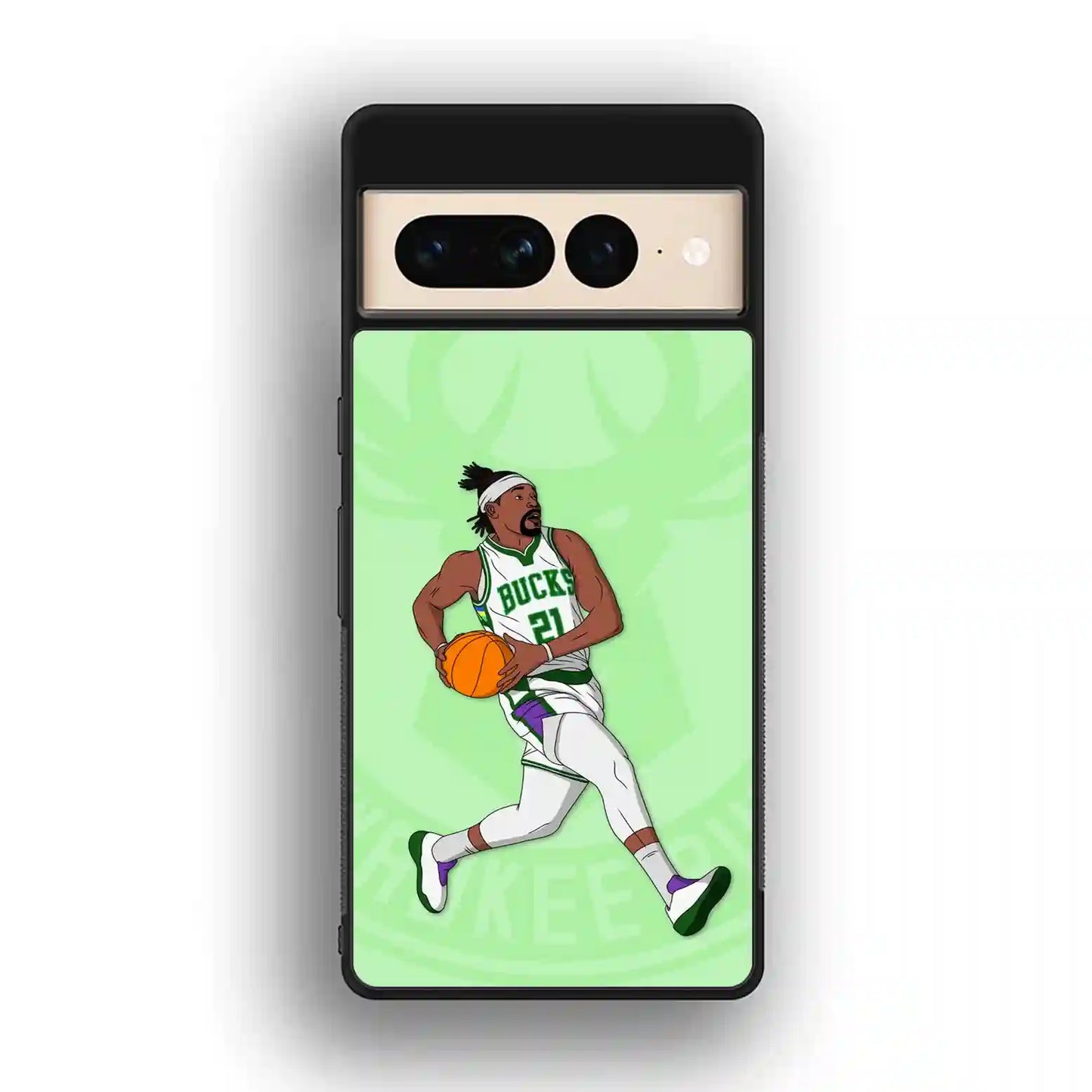 Jrue Holiday Cartoon Google Pixel 7 Pro Case