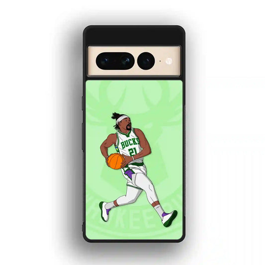 Jrue Holiday Cartoon Google Pixel 7 Pro Case