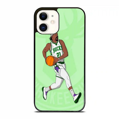 Jrue Holiday Cartoon iPhone 12 Case