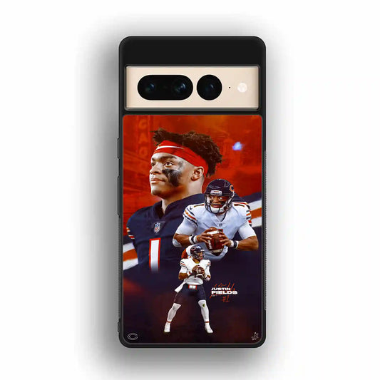 Justin Fields Bears Google Pixel 7 Pro Case