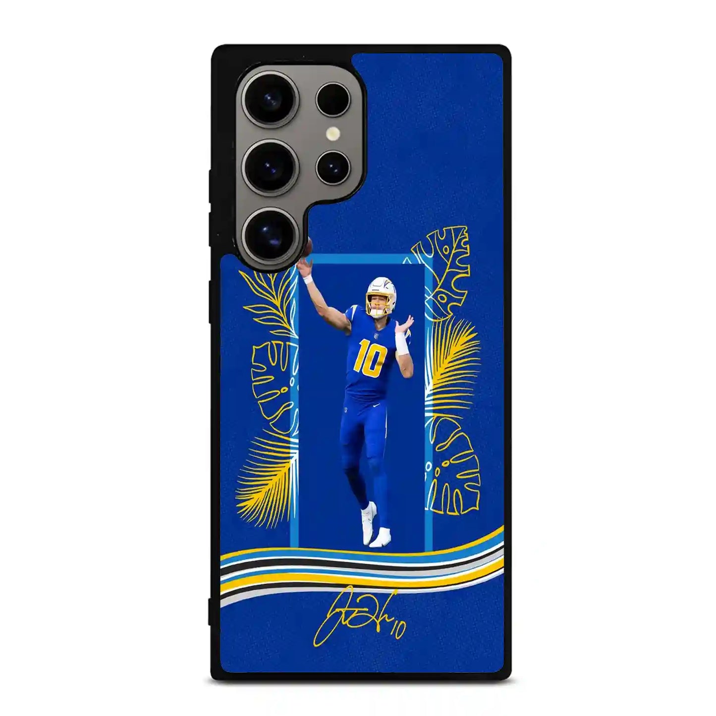 Justin Herbert Los Angeles Chargers Samsung Galaxy S24 Ultra Case