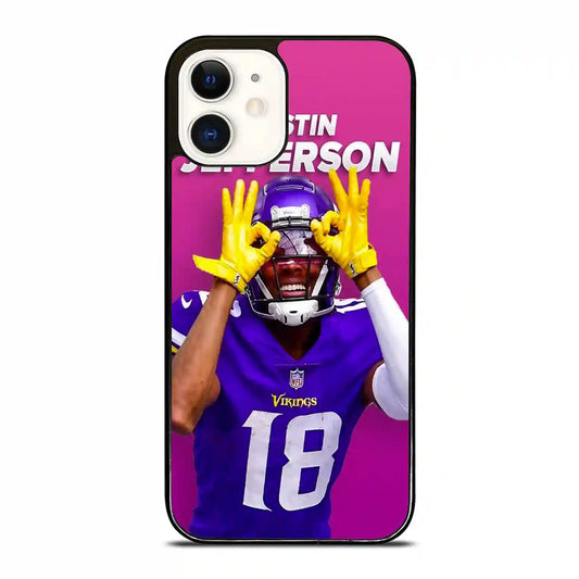 Justin Jefferson Football iPhone 12 Case