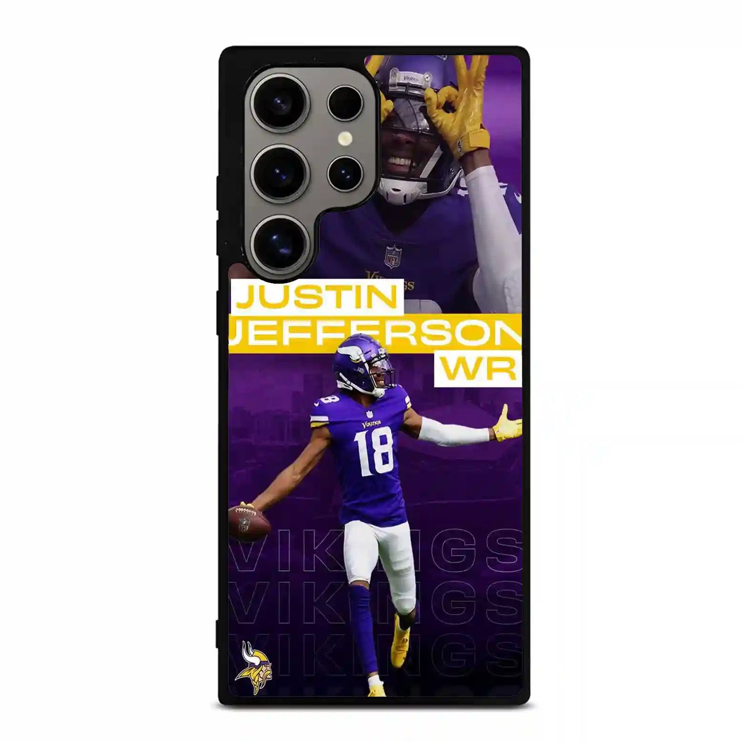 Justin Jefferson Football Players Samsung Galaxy S24 Ultra Case