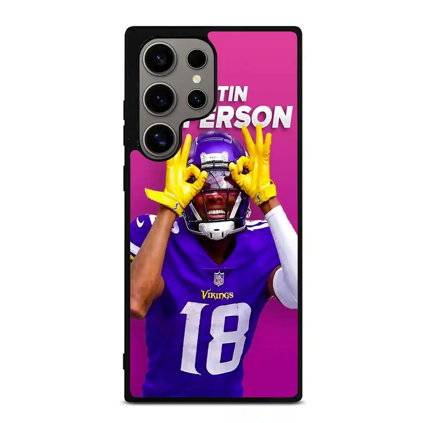 Justin Jefferson Football Samsung Galaxy S24 Ultra Case