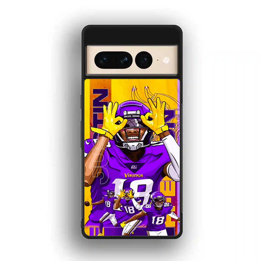 Justin Jefferson Nfl Google Pixel 7 Pro Case