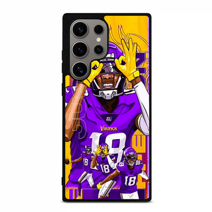 Justin Jefferson Nfl Samsung Galaxy S24 Ultra Case